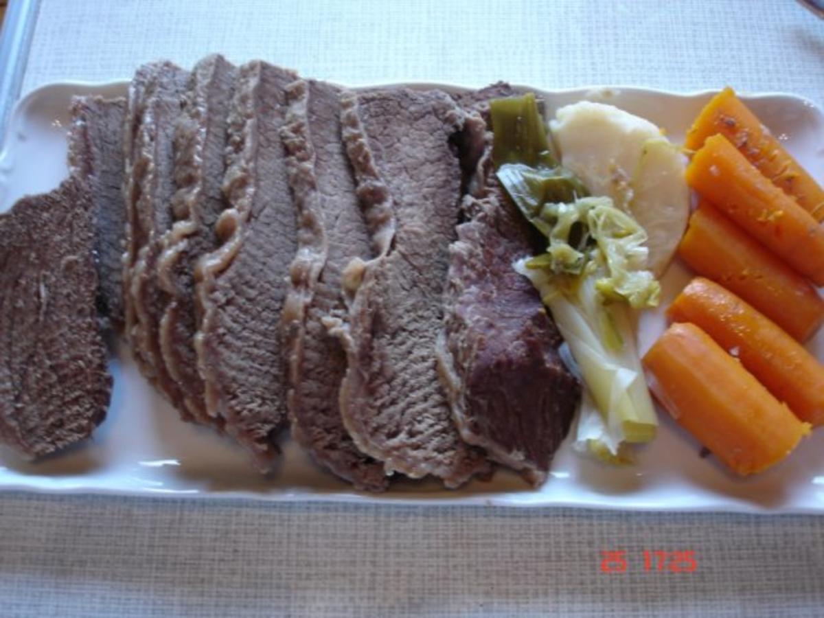 Tafelspitz mit Nudeln und Sauce(n) - Rezept - Bild Nr. 5