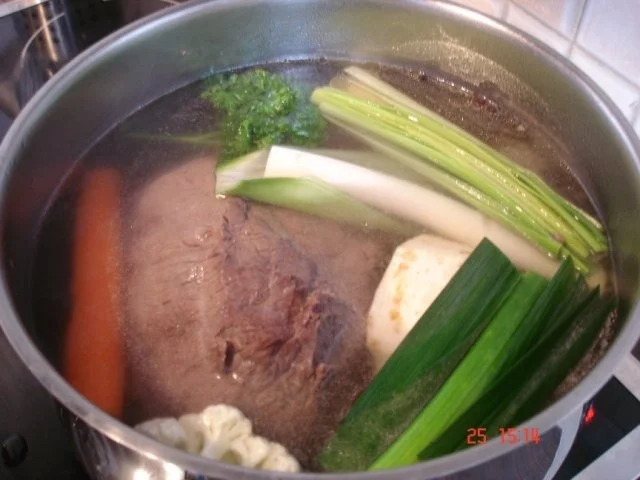 Tafelspitz mit Nudeln und Sauce(n) - Rezept - Bild Nr. 4