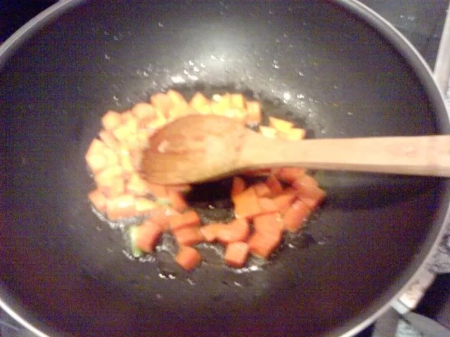 Zum 150igsten:  Schwarzer Tiger in Gemüse und Nudeln - Rezept - Bild Nr. 5