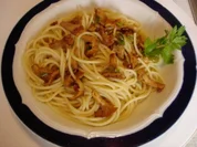Rezept: Spaghetti mit Pfifferlingen Spaghetti mit Pfifferlingen - Rezept