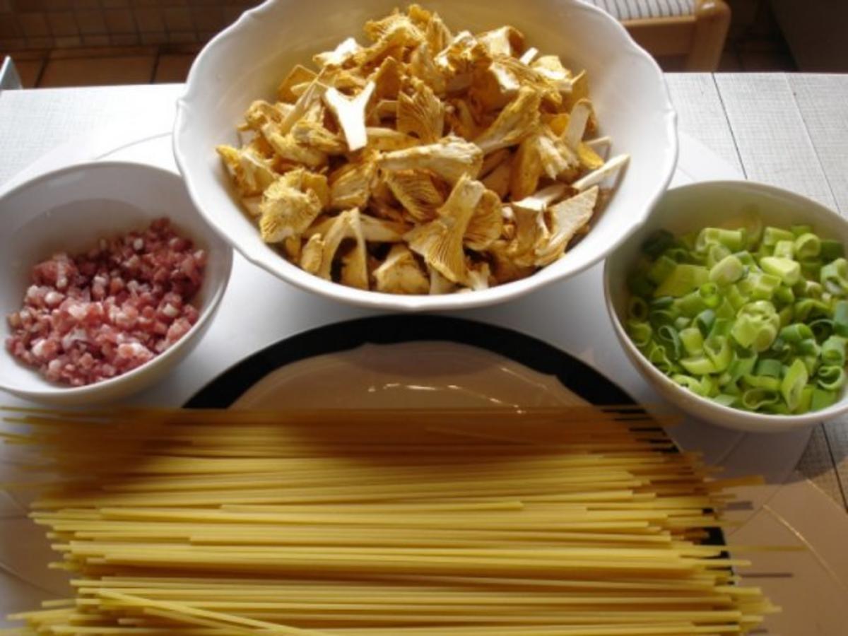 Spaghetti mit Pfifferlingen - Rezept - Bild Nr. 3