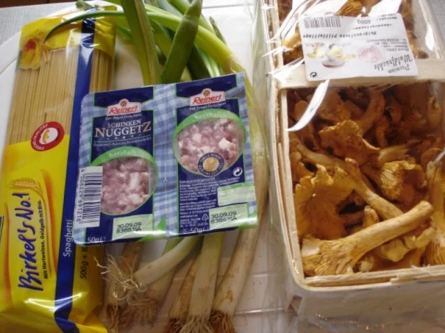 Rezept: Spaghetti mit Pfifferlingen Bild Nr. 2 Spaghetti mit Pfifferlingen - Rezept - Bild Nr. 2