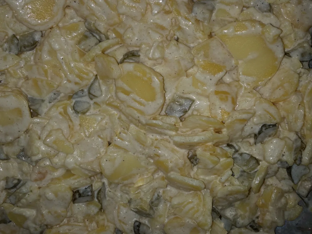 Salate: Kartoffelsalat mit Mayonaise - Rezept - Bild Nr. 1684