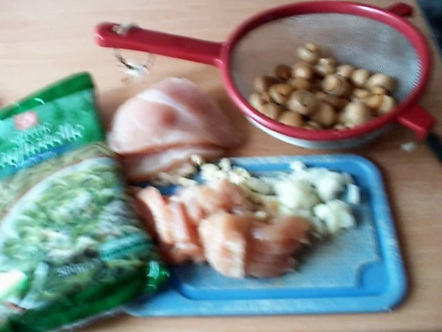 grüne Nudeln mit Geschnetzeltem - Rezept - Bild Nr. 8