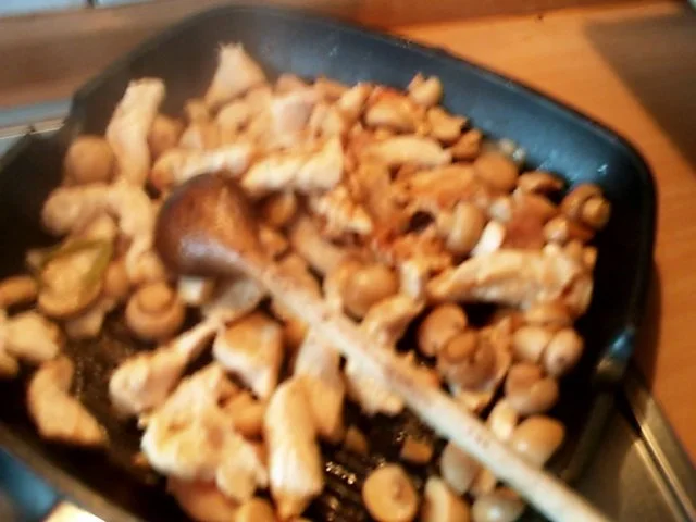 grüne Nudeln mit Geschnetzeltem - Rezept - Bild Nr. 6