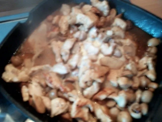 grüne Nudeln mit Geschnetzeltem - Rezept - Bild Nr. 4