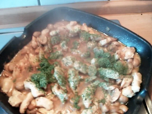 grüne Nudeln mit Geschnetzeltem - Rezept - Bild Nr. 3