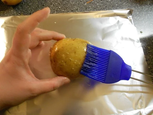 Folienkartoffeln aus dem Backofen, mit Knoblauch und Salz - Rezept - Bild Nr. 9