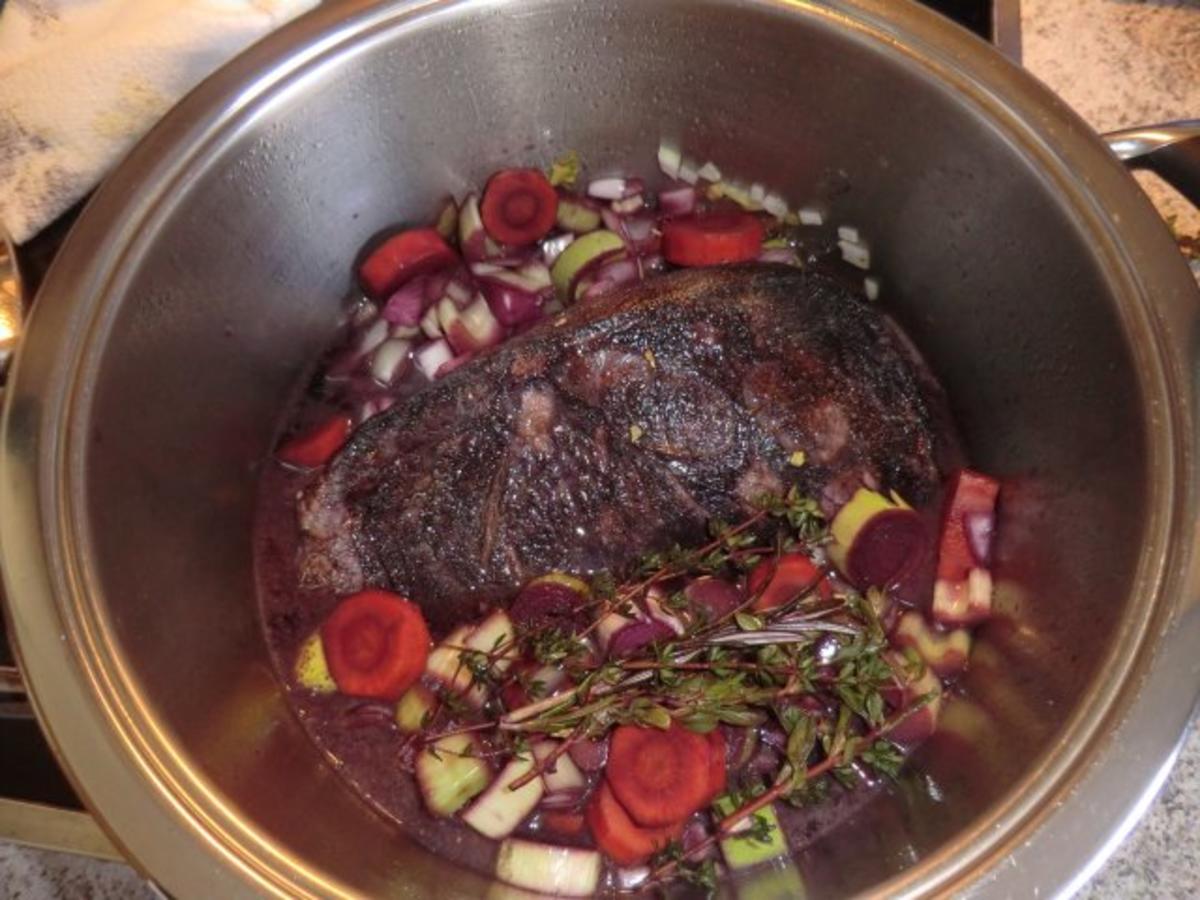 ♥ Burgunderbraten ♥ ...mit einer sehr köstlichen Sauce..! - Rezept mit ...