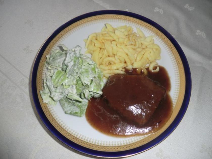 ♥ Burgunderbraten ♥ ...mit einer sehr köstlichen Sauce..! - Rezept mit ...