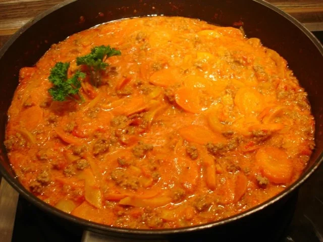 Spaghetti mit Hack-Gemüse-Sauce - Rezept - Bild Nr. 17