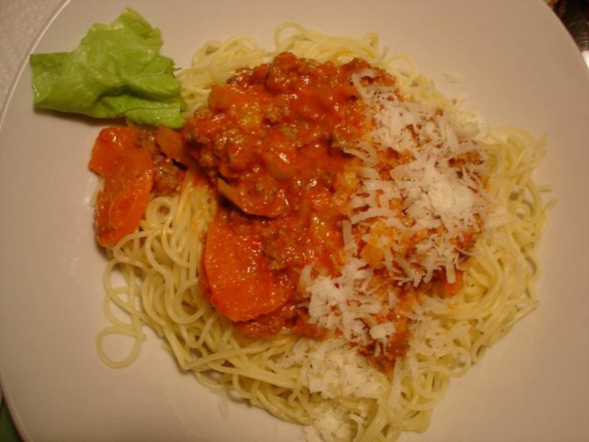 Spaghetti mit Hack-Gemüse-Sauce - Rezept - Bild Nr. 18