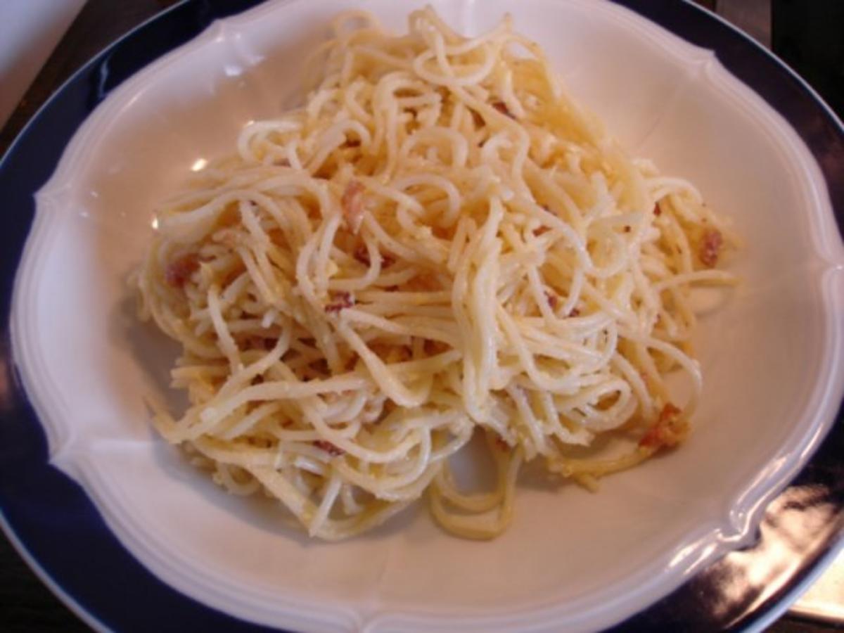 Spaghetti alla carbonara - Rezept