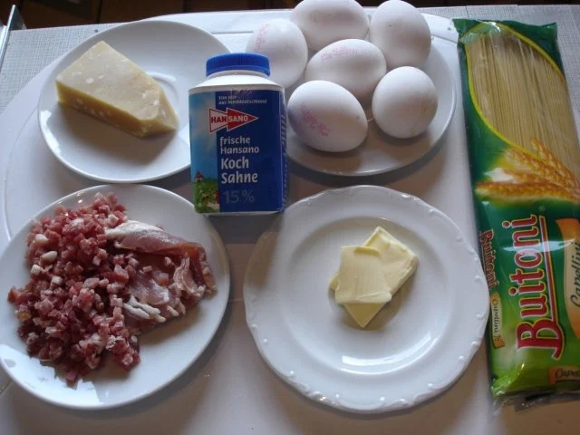 Rezept: Spaghetti alla carbonara Bild Nr. 2 Spaghetti alla carbonara - Rezept - Bild Nr. 2