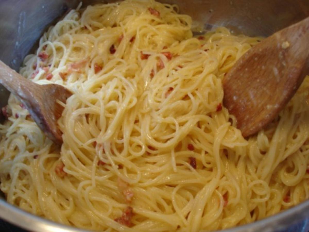 Spaghetti Alla Carbonara Rezept Mit Bild Kochbar De