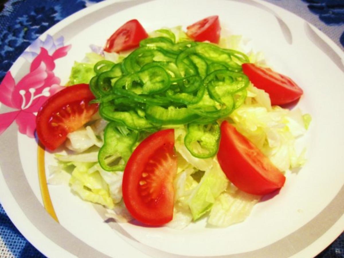 Großer bunter Salat mit Hühnchen ... - Rezept - Bild Nr. 4