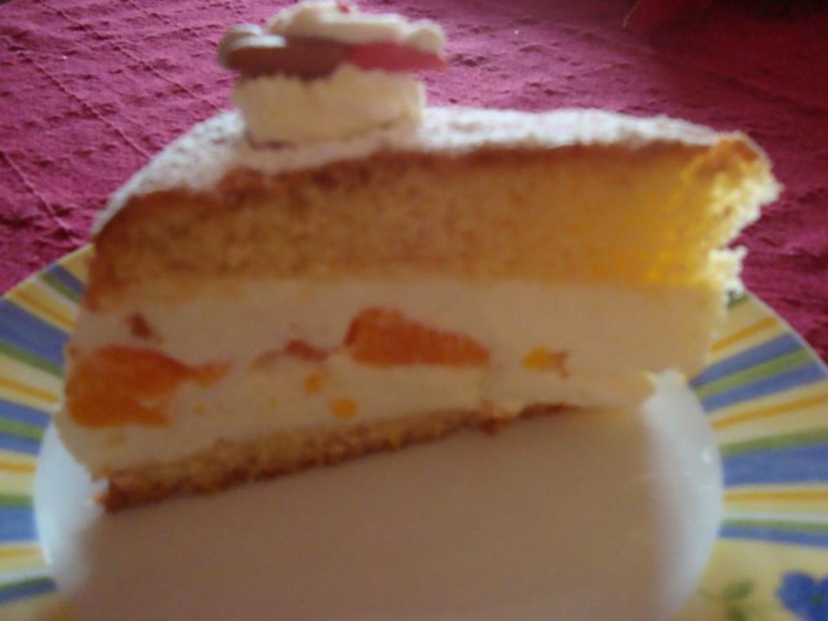 Bilder für Mandarinen-Käse-Sahnetorte - Rezept