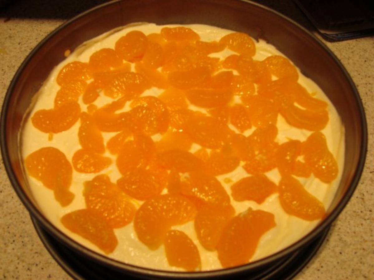 Mandarinen-Käse-Sahnetorte - Rezept - Bild Nr. 9