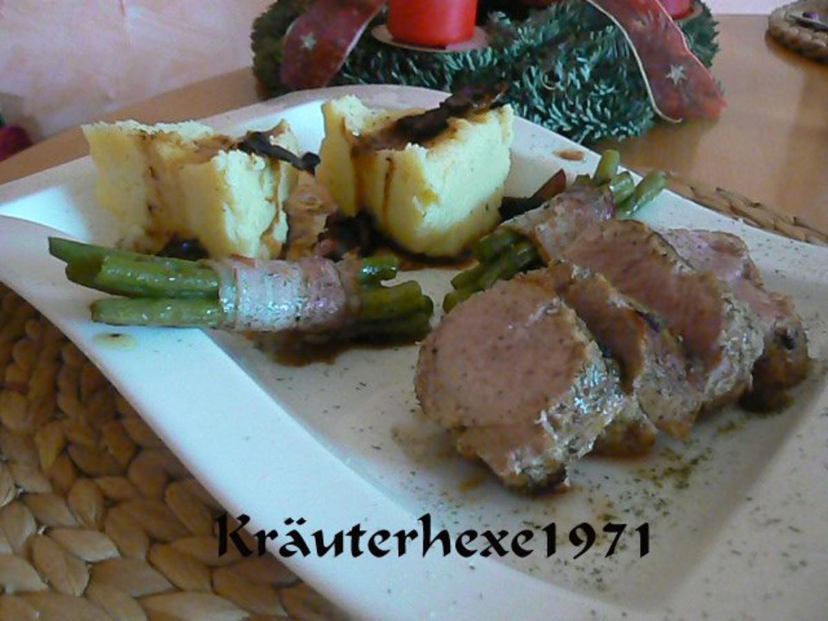 Schweinefilet mit Kartoffel-Trüffelpüree und - Rezept - Bild Nr. 2
