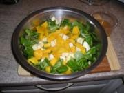 Feldsalat mit Mango und Mozzarella - Rezept