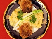 Joys Hackfleischküchle, dazu Kartoffelsalat mit Kresse (Joy Fleming) - Rezept