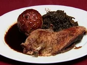 Ente mit Grünkohl an belgischer Biersoße (Uwe Fellensiek) - Rezept