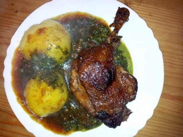 Rezept: Marinierte Entenkeule Marinierte Entenkeule - Rezept