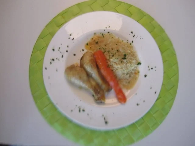 Hendlhax'ln mit Couscous und Karotten - Rezept - Bild Nr. 5