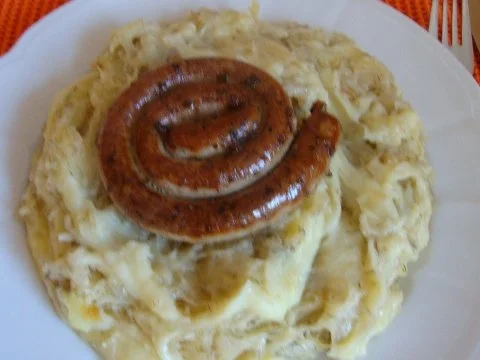 gebackenes sauerkraut - Rezept