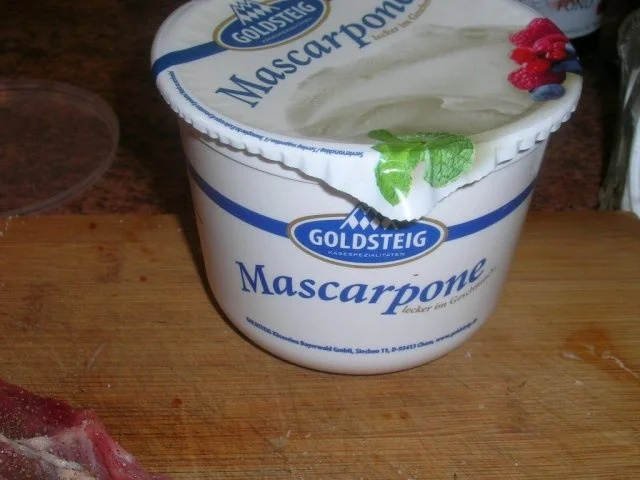 Kalbsrollbraten gef. mit Steinpilzen, Mascarpone + Pinienkernen  an Graupen Risotto - Rezept - Bild Nr. 7