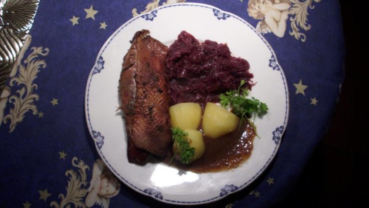 Bilder für Gänsebrust NT mit Lebkuchensosse - Rezept