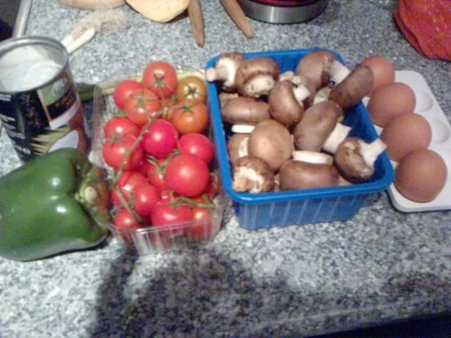 Rezept: Tortilla Salmón y setas y hierbas Bild Nr. 2 Tortilla Salmón y setas y hierbas - Rezept - Bild Nr. 2