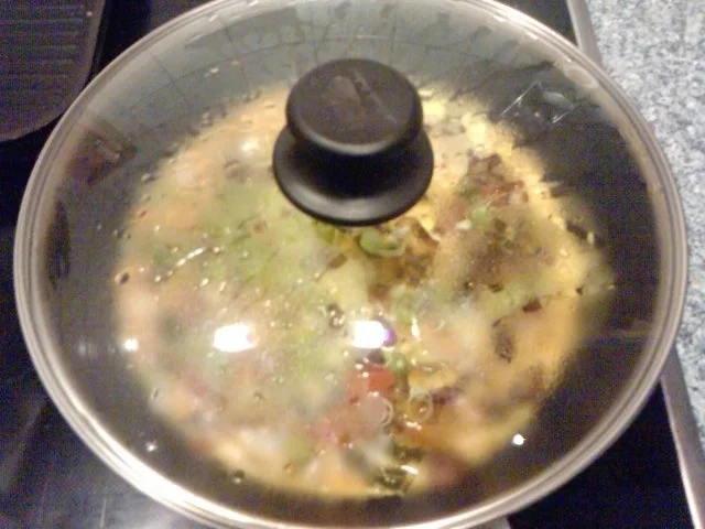 Rezept: Tortilla Salmón y setas y hierbas Bild Nr. 7 Tortilla Salmón y setas y hierbas - Rezept - Bild Nr. 7