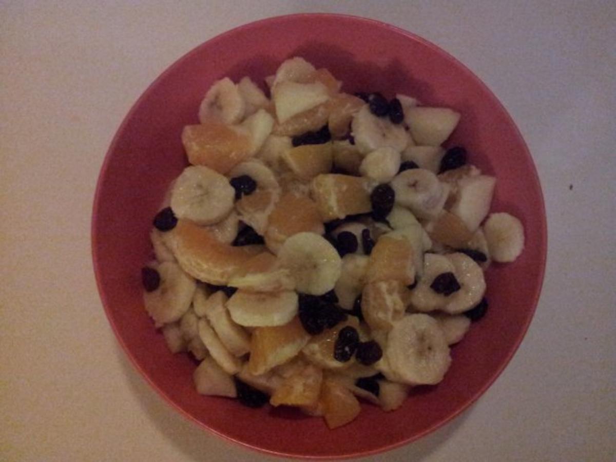 Obst-Salat im Winter mit Banane - Rezept - Bild Nr. 4