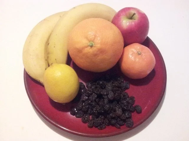 Obst-Salat im Winter mit Banane - Rezept