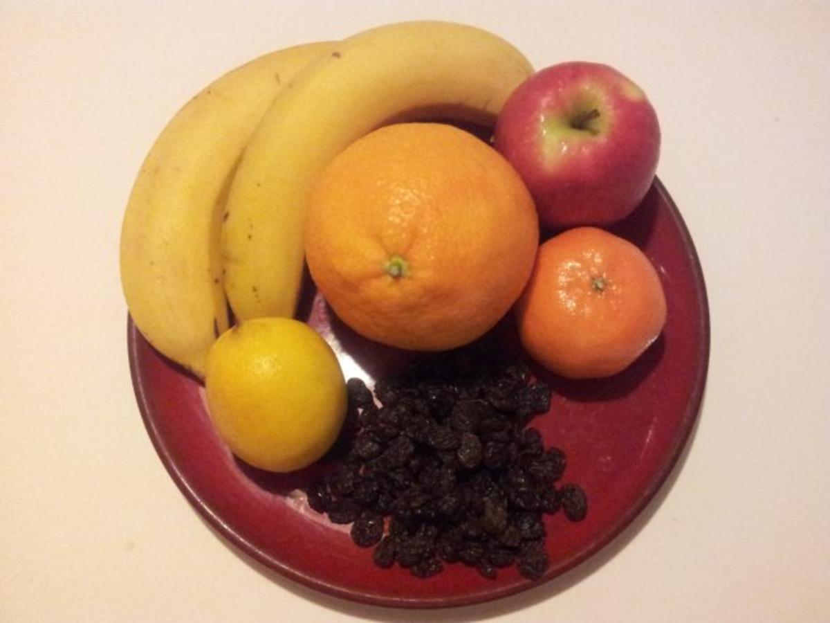 Obst-Salat im Winter mit Banane - Rezept - Bild Nr. 2