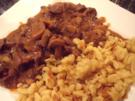 Hirschgulasch mit Pilzen - Rezept