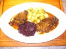 Hasenkeulen geschmort - Rezept