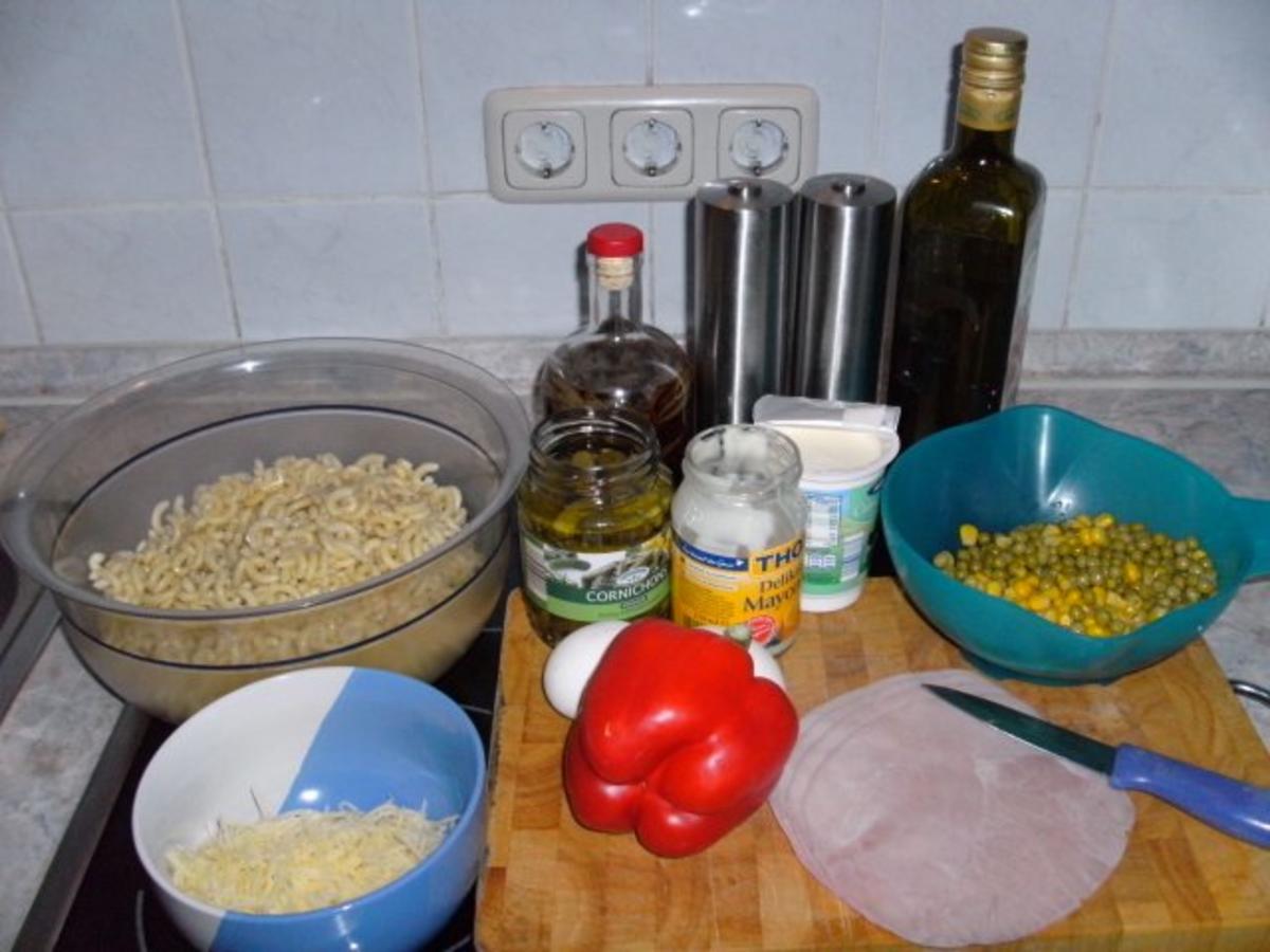 Gabel-Spaghetti-Salat Kunterbunt - Rezept - Bild Nr. 2