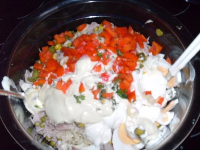 Gabel-Spaghetti-Salat Kunterbunt - Rezept - Bild Nr. 4