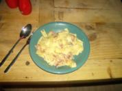 Schneggales Notfall Schinkennudeln - Rezept