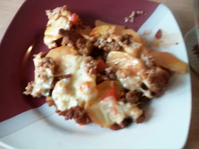 Rezept: Kartoffel-Hackfleisch Gratin Kartoffel-Hackfleisch Gratin - Rezept
