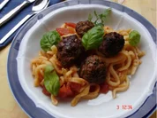 Papa’s Spätzle mit "Bällchen" - Rezept