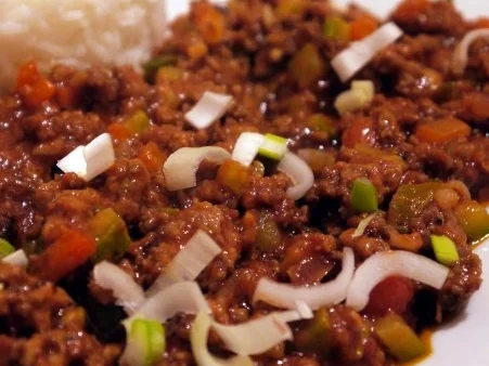 Pikante Lammhackpfanne - Rezept