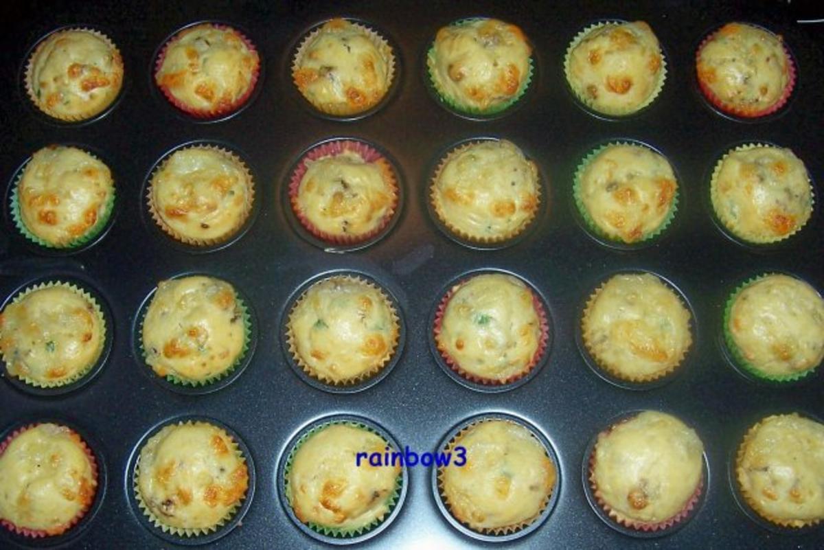 Backen: Tomaten-Mozzarella - Mini-Muffins - Rezept - Bild Nr. 9