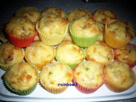 Backen: Tomaten-Mozzarella - Mini-Muffins - Rezept