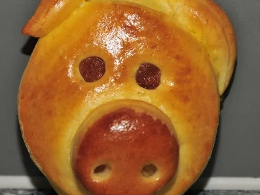 Neujahrs Glücksschweinchen - Rezept