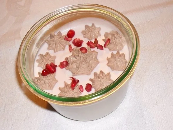 Rezept: Granatapfel - Creme Granatapfel - Creme - Rezept