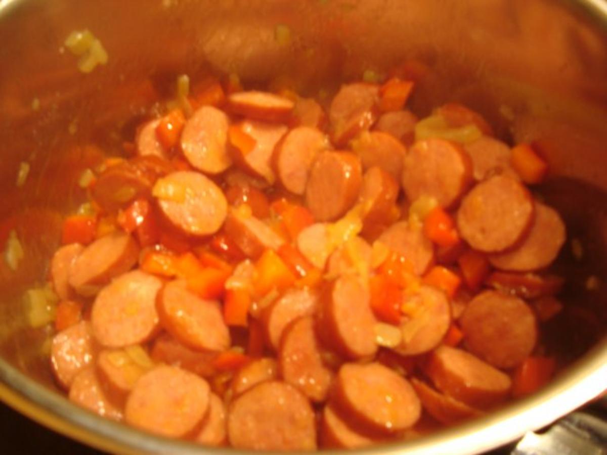 Paprika-Wurstgulasch - Rezept mit Bild - kochbar.de