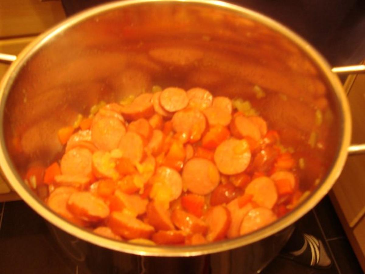 Paprika-Wurstgulasch - Rezept mit Bild - kochbar.de